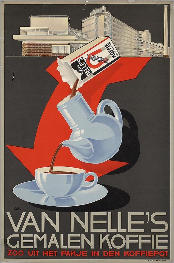 Vintage poster for Van Nelle Germalen Koffie  Print